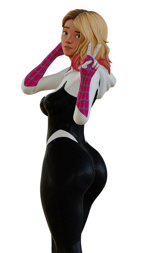 New Gwen Stacy Ver 2023 Cosplay Arcoss the Spider-Verse Bodysuit Skin Tight Gwen Stacy Costume Zentai Jumpsuit Bodysuit Halloween Clothes (1) Sale Price 36. . Gwen stacy ass